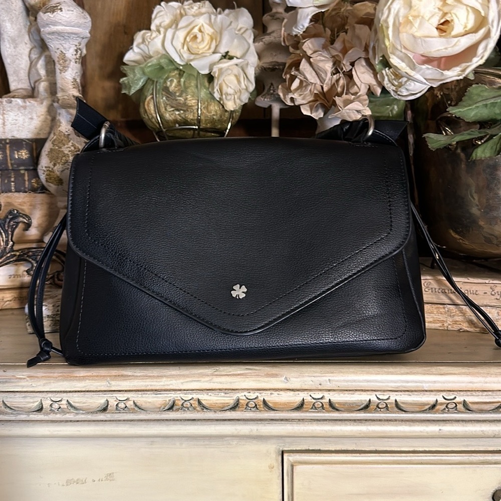 NWOT  Lucky Brand Nali Bag Black
Vegan Leather